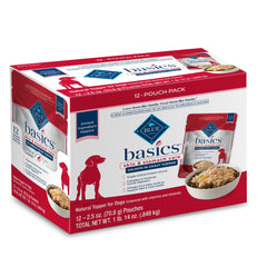 Blue Buffalo Basics Salmón en salsa: trozos tiernos para realzar la comida de tu perro.