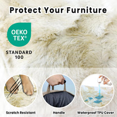 blunique cama para perros, base antideslizante evita movimientos