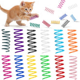 BMLTAQ resortes para gatos 60 unidades, colores vibrantes para entretenimiento diario