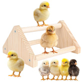 Bneykrir percha para pollos, madera de pino natural, ideal para descansar y ejercitarse.