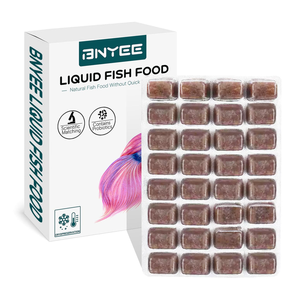 BNYEE Alimento líquido para peces: bote práctico sin necesidad de refrigeración para alimentación diaria.