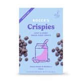 Crispies Bocce's Bakery crema de maní y arándano: premio crujiente para entrenamiento.