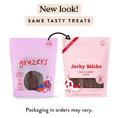 Ingrédients limités et naturels de Bocce's Bakery pour boeuf et carotte