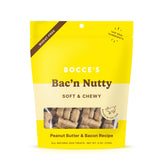 Golosina Bocce's Bakery Premios para perro tocino y maní, suave y masticable.