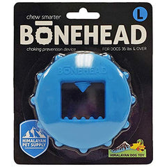 Himalayan Dog Chew Bonehead grande: rosca de instalación segura para masticables.