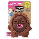 Bonkers Fuggler Hedge Grog, juguete-plush resistente para mordiscos diarios.