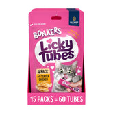 Bonkers Licky Tubes muestran textura cremosa para un tratamiento sin desorden.