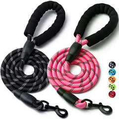 Correa BOOMIBOO para perro, conjunto de dos, longitudes 4–6 pies, paseo seguro.