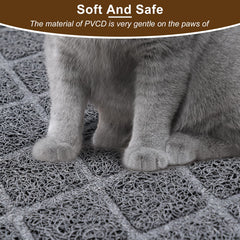 BOOMIBOO mat arenero gato-limpieza-facil, limpieza rápida tras cada uso
