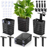 Borlech soporte-planta-acuario-ajustable para organización y estética