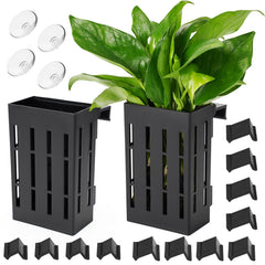 Borlech soporte planta acuario grande facilita raíces estables y decoración duradera.