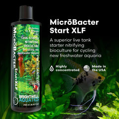 Brightwell Aquatics MicroBacter Start XLF, inicio del ciclado rápido en acuario nuevo