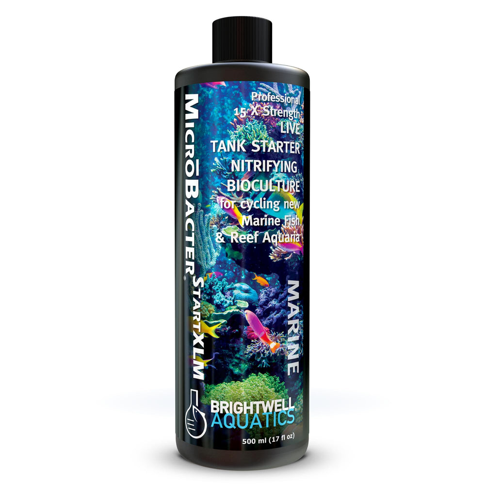 Brightwell Aquatics MicroBacter Start XLM, bote vertido, inicio rápido de filtración biológica.
