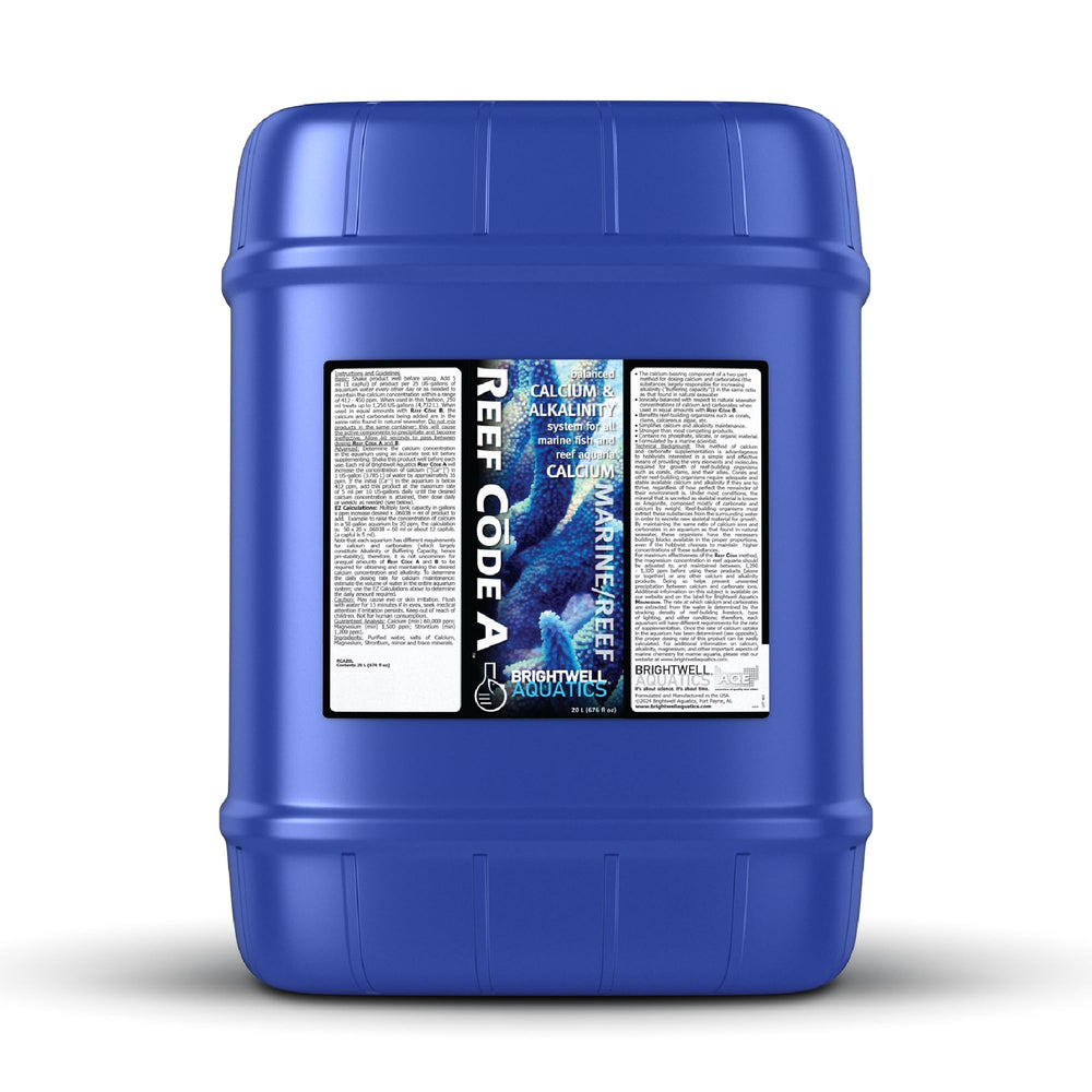 Brightwell Aquatics Reef Code A: botella para dosificación de calcio.