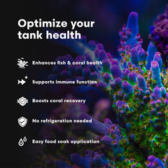 Vitamarin-M, remojo en alimento para absorción óptima por peces y corales