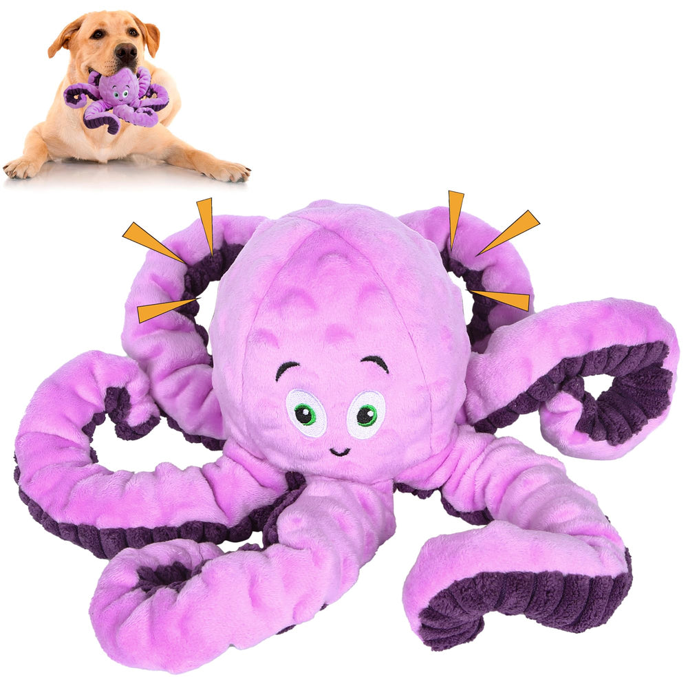 Pulpo de Bttfere con sonido para captar la atención del perro