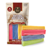 Bully Bunches Yak Chew sabor fruta, ideal para entretener perros medianos.