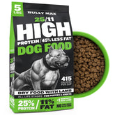 Bully Max 25/11, bolsa de 5 libras, ideal para perros activos.