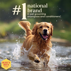 Envase 80% post-consumo del limpiador Burt's Bees para mascotas