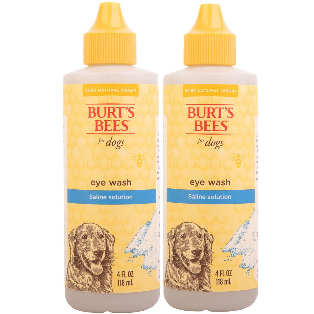 BURT'S BEES FOR PETS - lavado de ojos para perros con solución salina, limpieza suave y segura.