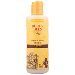 Burt's Bees for Pets loción para patas y nariz en botella, hidratación suave.