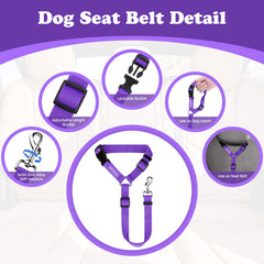 BWOGUE Correa de nylon ajustable 18-30 pulgadas para perros y gatos.