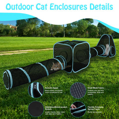 BWOGUE Gato Exterior Tienda: refugio ligero para descansar al aire libre