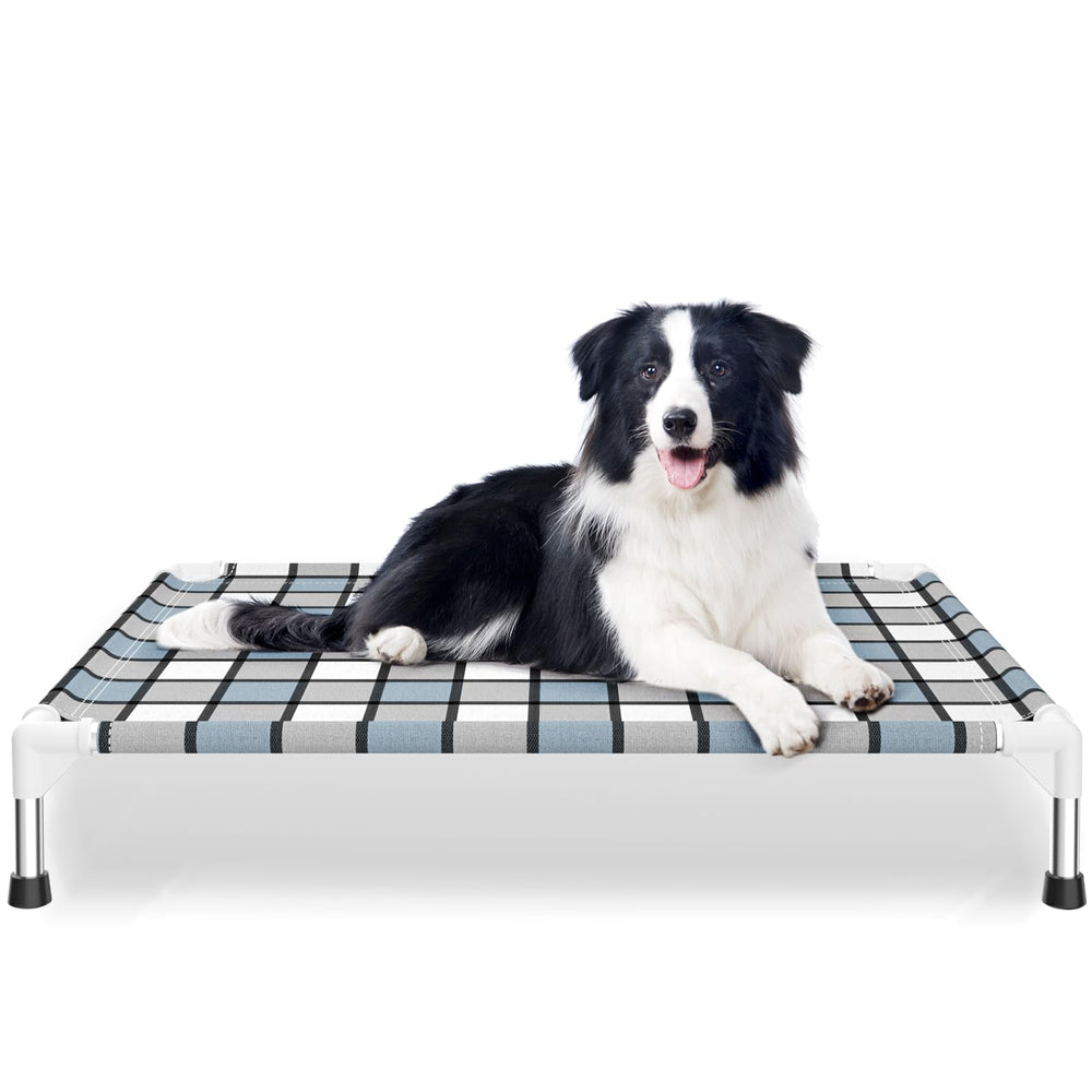 Caghash cama para perro elevada exterior 34x26 ofrece confort y durabilidad para exterior