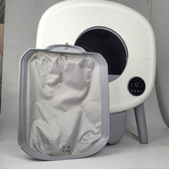 Caja de arena autolimpiante, doble capa, protege contra filtraciones y humedades.