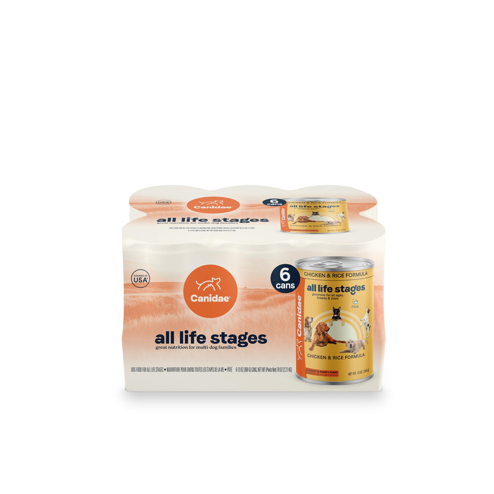 CANIDAE All Life Stages: latas apiladas para hogares con varios perros