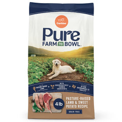 CANIDAE Pure croqueta de cordero pastoreado y batata para perros adultos; ayuda a mantener músculos.