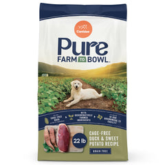 CANIDAE Pure Farm to Bowl pato sin jaula, proteína principal para energía diaria.
