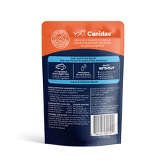 CANIDAE Pure Protein Topper con atún en salsa para dieta de ingredientes limitados.
