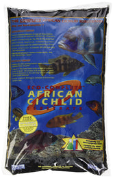 CaribSea Eco-Complete Zack Sand negro 20 lb: sustrato estable para cíclidos africanos.