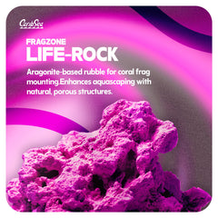 CaribSea Frag Zone: superficie natural para frag de corales y crecimiento