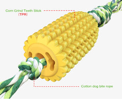 Carllg juguete dental con material TPR resistente para mordidas prolongadas