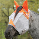 Cashel Crusader Fly Mask con orejas, visión clara para caballos al aire libre.
