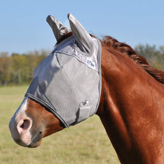 Cashel Crusader máscara moscas, malla nylon suave para mayor comodidad del caballo