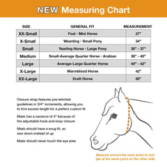 Cashel Crusader: protección UV del 70% para el rostro del caballo y ojos sensibles