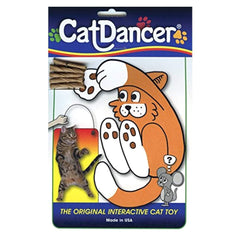 Cat Dancer con alambre flexible de 35 pulgadas para atrapar la atención del gato.