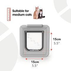 Cat Mate Elite acceso-9-gatos: adecuado para hogares con varios felinos y registro.