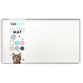 CatGuru Manta para alimentos de gatos, tamaño pequeño, color malvavisco, recoge derrames fácilmente.