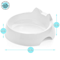 CatGuru tazón melamina sin BPA: material duradero y seguro para uso diario.