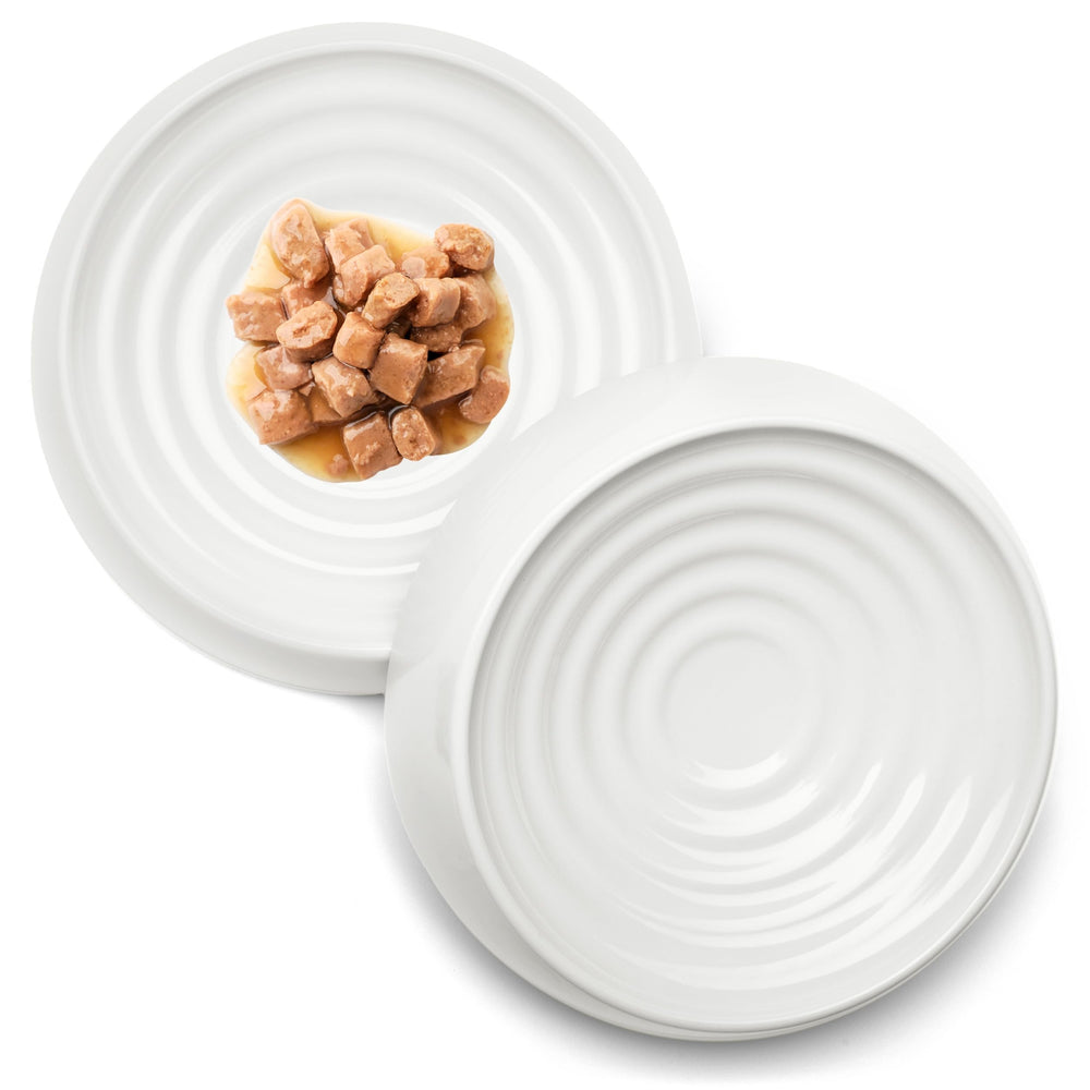 CatGuru tazones anti-deslizantes para gatos, ofrecen comidas estables y limpias