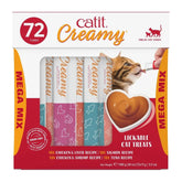 Catit Creamy Treat en tubo 0,5 oz, ideal para alimentar a mano.
