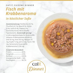 Catit Cena de Pescado: ingredientes frescos para una dieta natural.