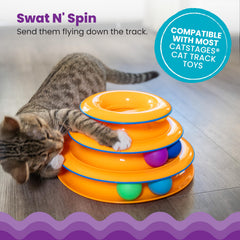 Pelotas Catstages compatibles con juguetes de gatos para juego continuo