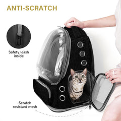 Cawypety mochila-gato plegable en paquete compacto para viaje.