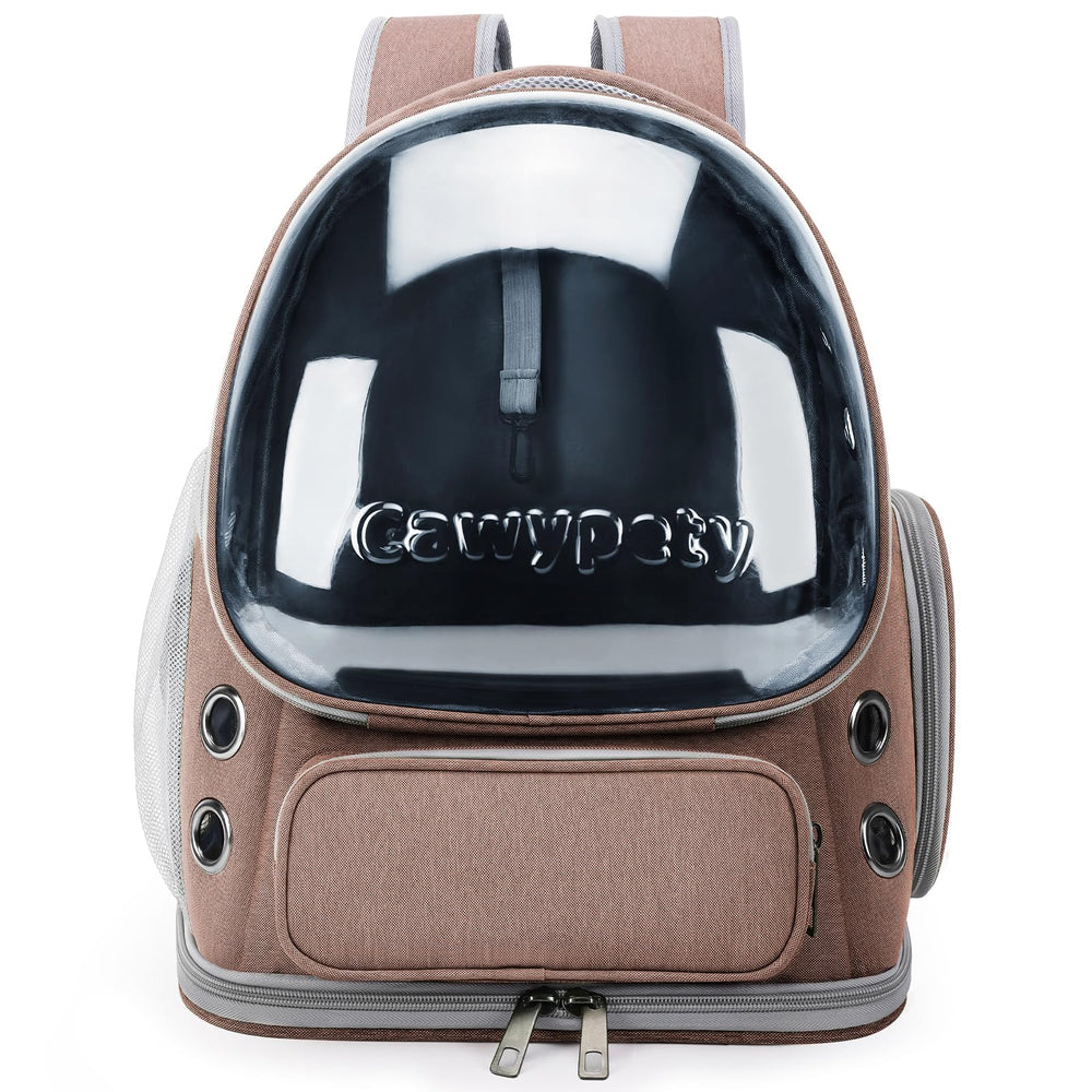 Mochila Cawypety para gatos con ventana burbuja para aire fresco y vista exterior