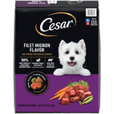 Cesar Filet Mignon: trozos tiernos para perros pequeños y sabor gourmet.